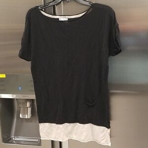💕MICHAEL STARS💕 Color Block Linen Blend T-Shirt